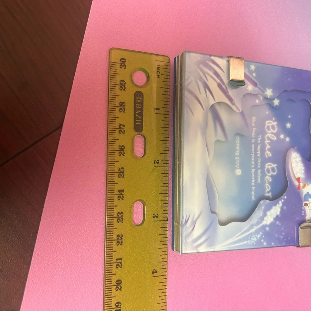 Blue Bear Morning Glory Y2K Vintage Small Picture Frame Korea New